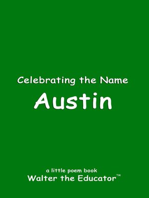 cover image of Celebrating the Name Austin